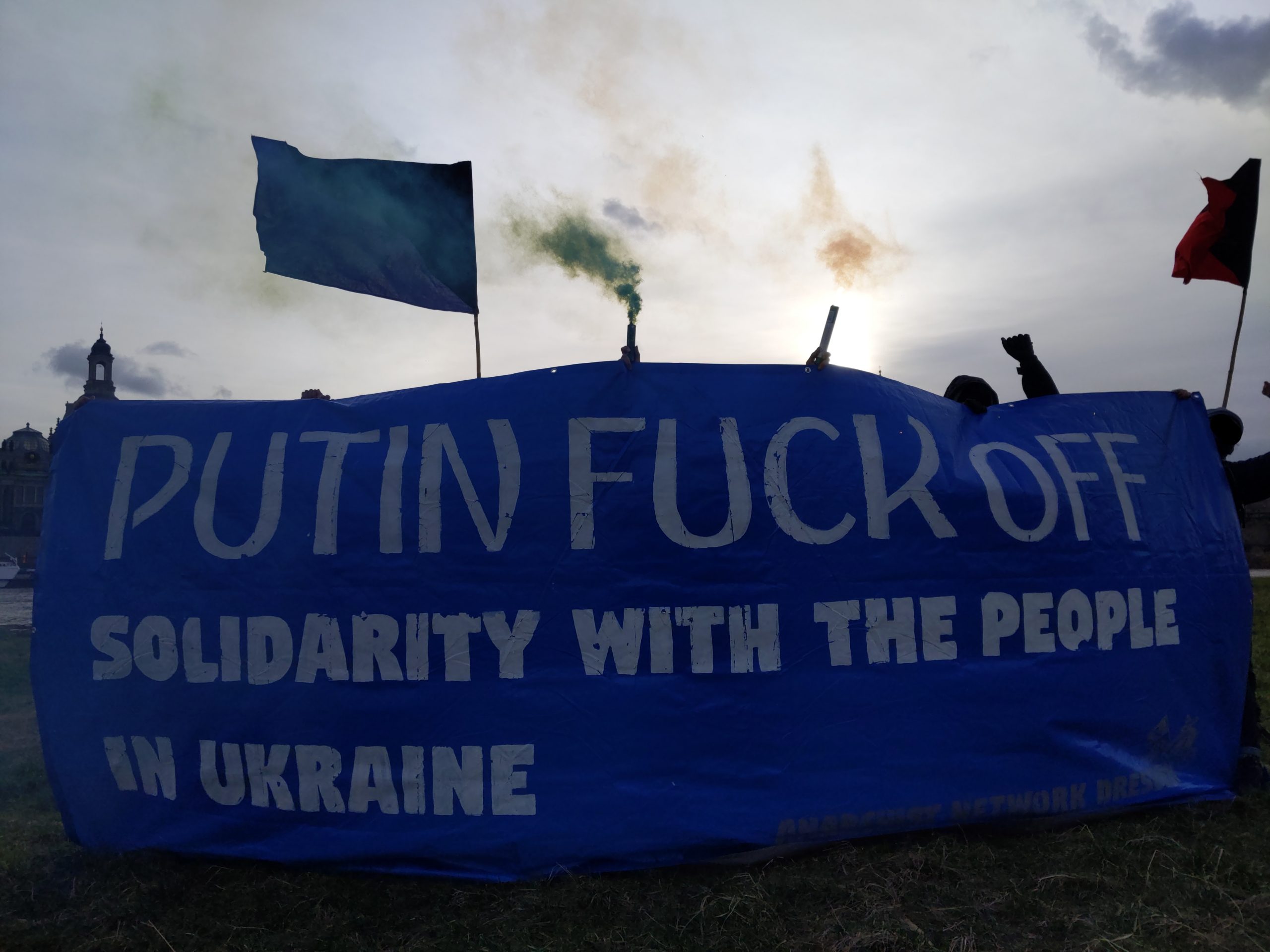 Solidarität mit den Menschen in der Ukraine aus Dresden
