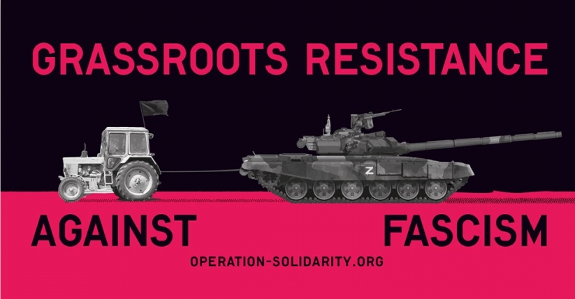 Traktor zieht Panzer, Grassrootresistance against facism