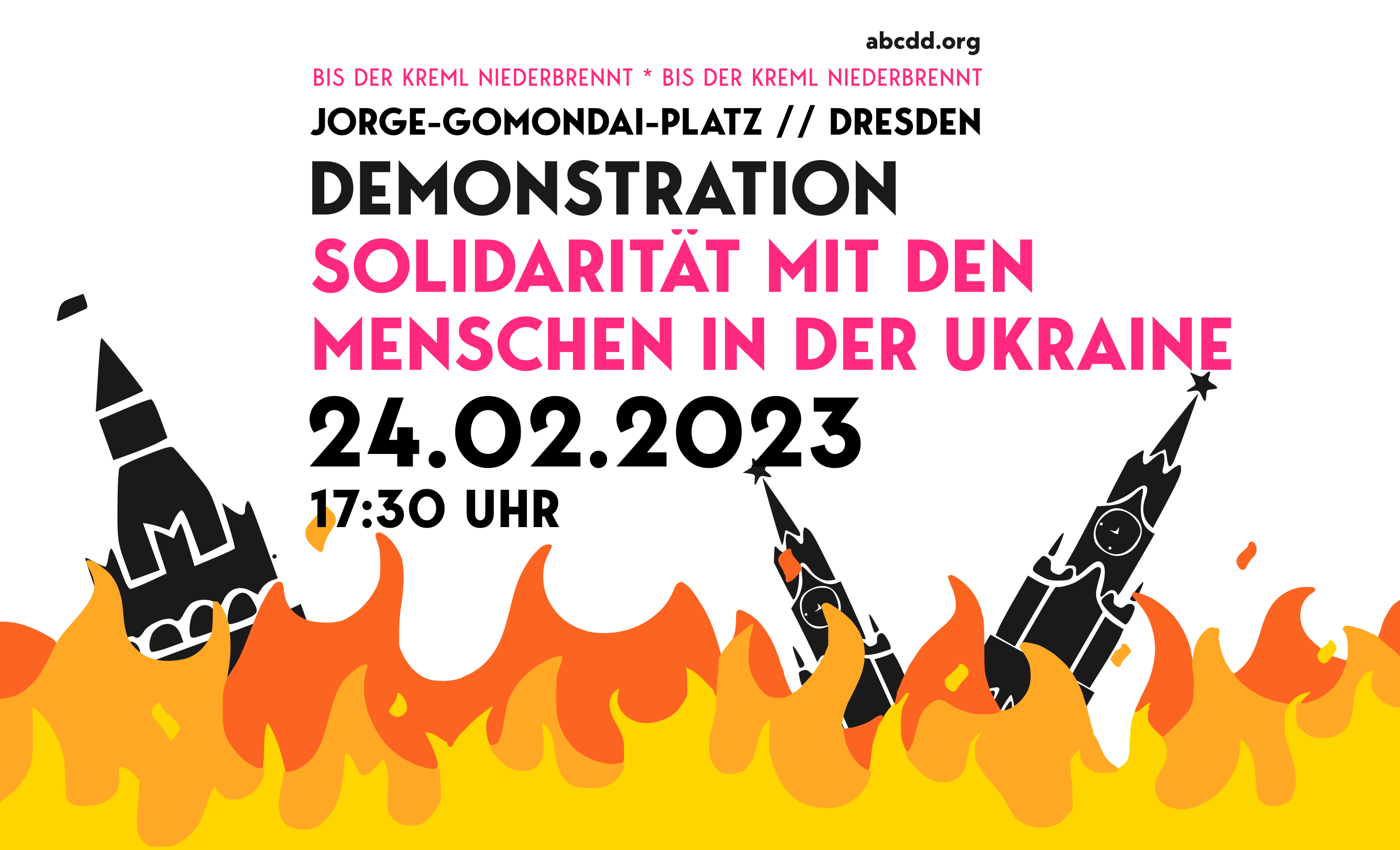 Demonstration – Until the Kremlin burns down