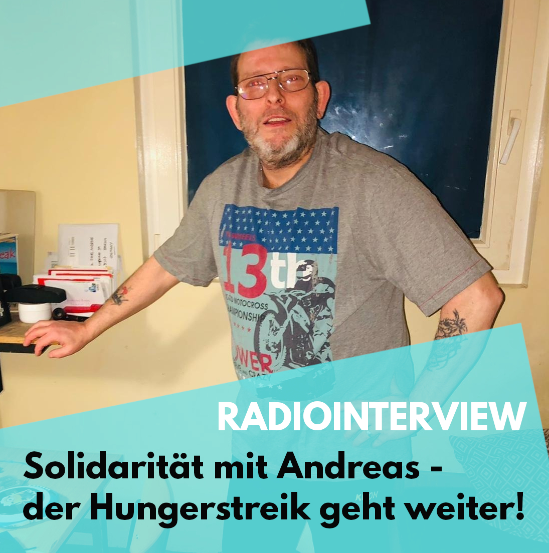 Update Andreas Krebs: Die Anstaltsleitung hat Andreas verarscht – der Hungerstreik geht doch weiter!