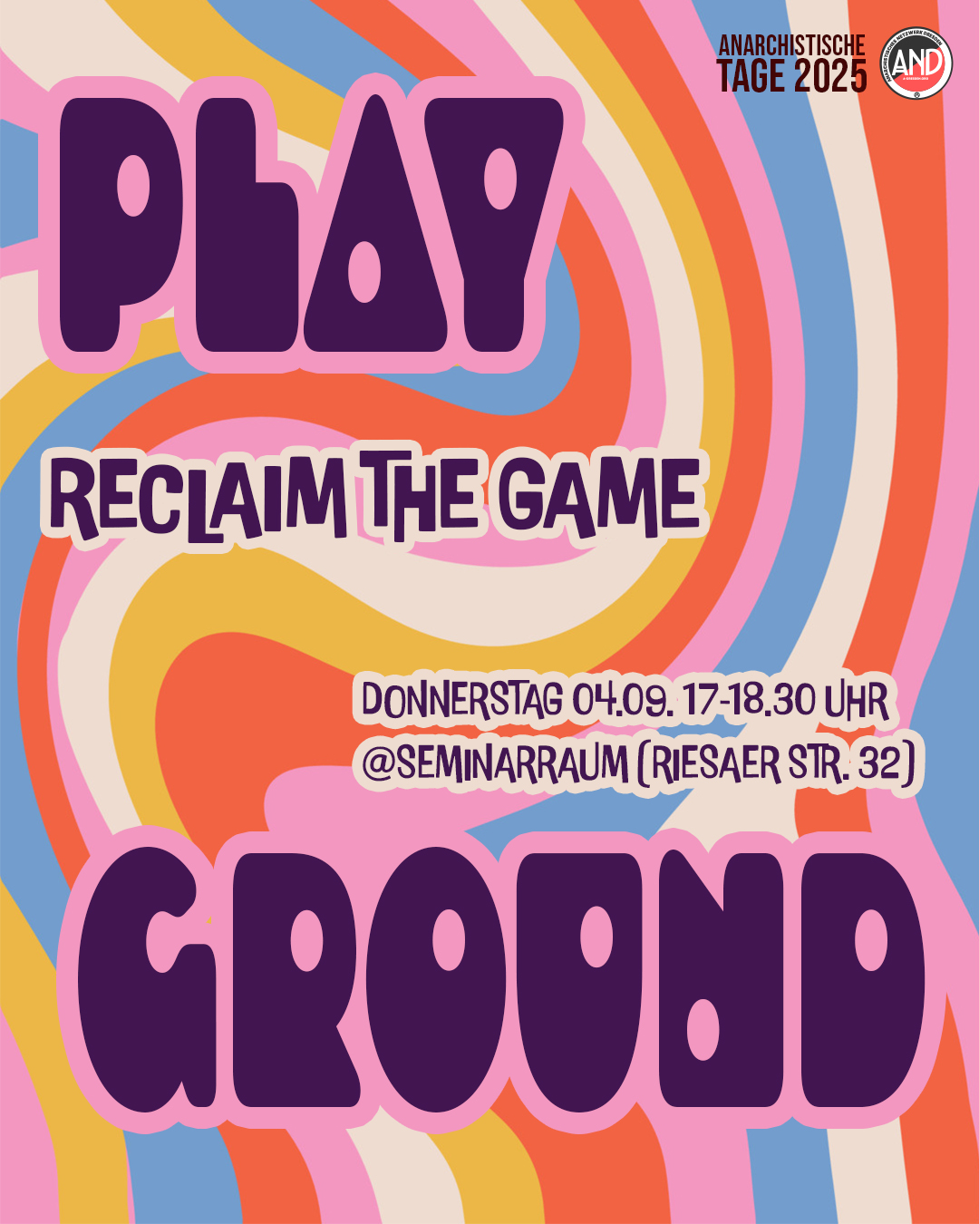 Reclaim the game – kein workshop [EN/DE]