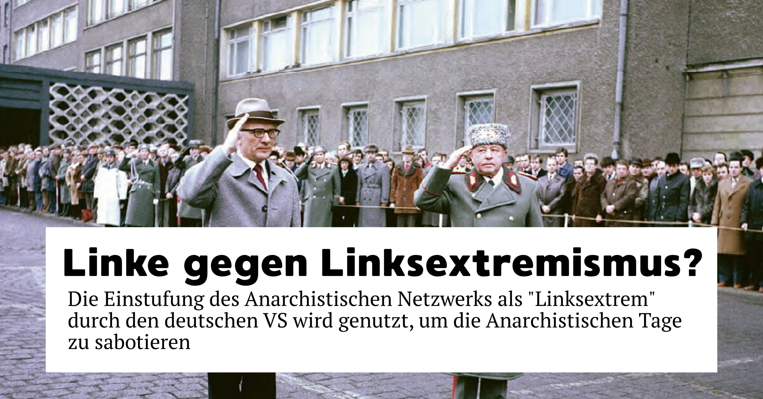 Leftists against left extremism?