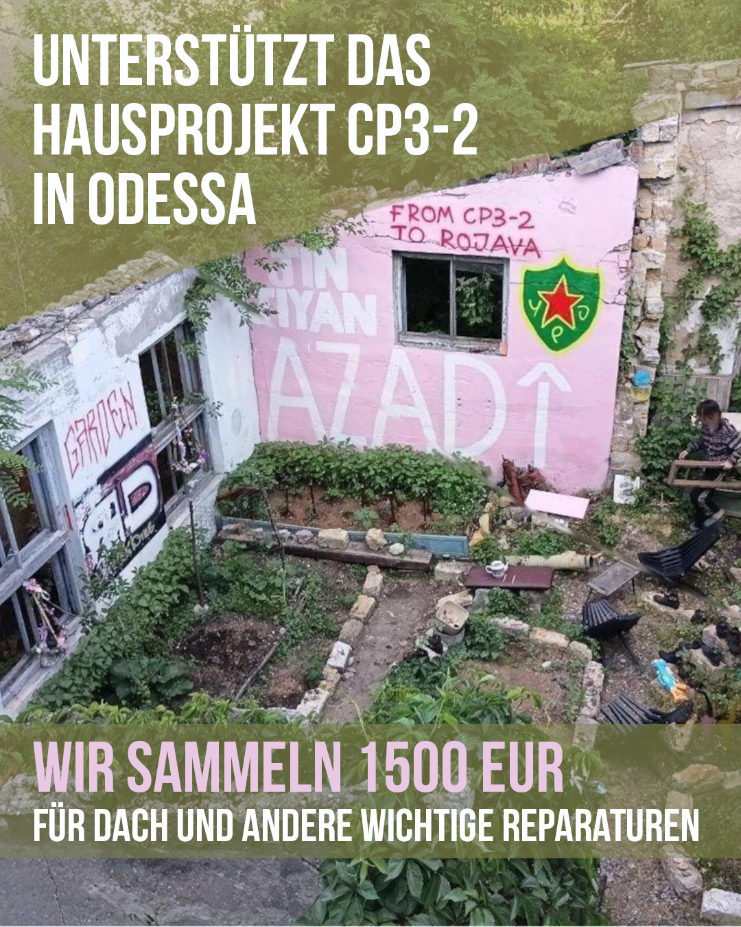 Support the house project CP3-2 in Odessa