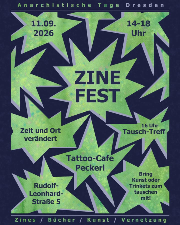 Zine-Fest: Kunst, Politik, Solidarität